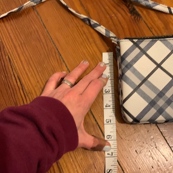 Apt. 9 safekeeper RFID-blocking small blue plaid purse - Picture 8 of 14